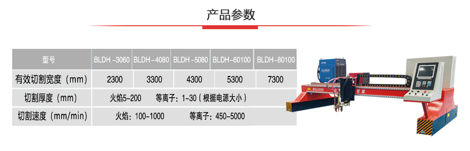 布洛尔龙门等离子数控切割机